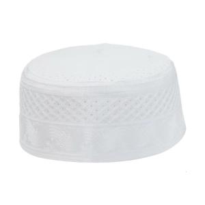 Rỗng Arab kufi hat mũ nón cho màu trắng dành cho Nam Dubai truyền thống cầu nguyện mũ dạng khăn quấn Tôn Giáo lễ đầu phụ kiện