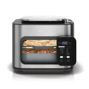 Ninja Combi All-in-One Multicooker Oven & Air Fryer Complete Meals in 15 Mins 12-in-1 Functions Combi Cooker + Air Fry Bake Roast Slow Cook and More 3 Accessories Stainless Steel 220~240V/50~60Hz SFP701KR
