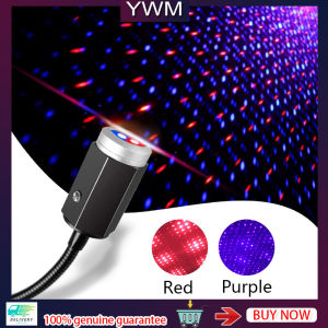 USB Car Atmosphere Blue Star Light Interior Decoration Mini LED Projection Lamp Star Night Car Roof Interior Light laser Light accessories Star Projector For Car Car Stars - Lazada