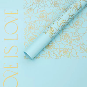 Isi 20 LEMBAR Flower Wrapping Paper Valantine Kertas Buket Bunga Cellophane Valantine Kertas Kado Bouquet KB039