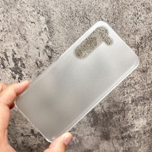 Matte Casing For Samsung Galaxy S24 Ultra S24FE S24Plus S23Ultra S23FE S22Ultra Solid Color Cover Plastic Hard Phone Shell Shockproof Clear Phone Cases