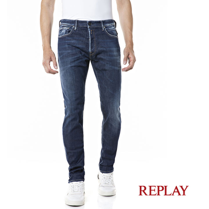 Replay Titanium Replay Jeans Man Mens Jeans Replay Jeans Stock