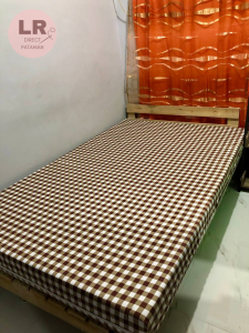 CHECKERED FOAM COVER 3 SIDES ZIPPER - 100% PURE CANADIAN COTTON (RANDOM COLOR)