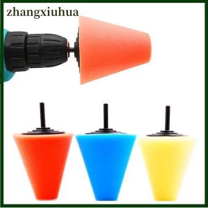 zhangxiuhua 3PCS Polishing Sponges Cone Polishing Ball Wheel Car Beauty Waxing Polishing Pad Polishing Buffer Waxing Buffing Pads