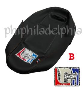 KULIT JOK MOTOR ESR MALAYSIA FULL SABLON JAHITAN RAPI TINGGAL DI PASANG SARUNG JOK MOTOR VARIO BEAT SCOOPY MIO M3 MIO J SOUL GT JUPITER REVO KARISMA DLL