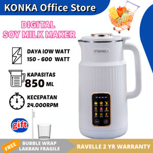 XIAOMl 850ML Soya Milk Blender Cooker Soya Bean Juice English  Grain Electric Juicer Rice Paste Mesin Buat Bubur Air Kacang  Soy Milk Machine Electric Juicer Mini Blender Mixer Soybean Milk Maker Fruit Extractor Wall Breaking Machine 破壁机 豆漿機 果汁豆浆
