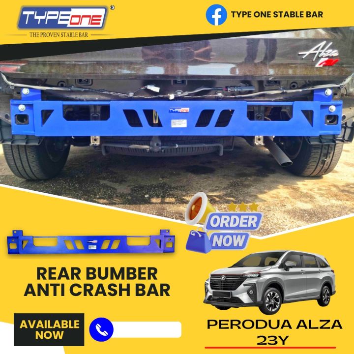 Perodua myvi alza aruz ativa axia bezza tank rear bumper anti crash ...