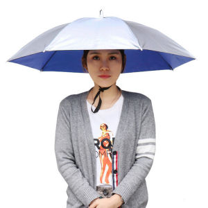 Foldable Head Umbrella Cap Shade Hat Men Women Outdoor Anti Rain Waterproof Sun UV Protection Fishing Beach Camping