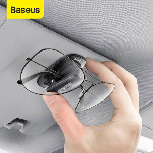 Baseus Platinum Vehicle eyewear clip Car glasses clip sunglasses sun visor holder business card USB cable storage holder clip creative car supplies Glasses Stand Ornaments Car Interior Accessory Auto Decor