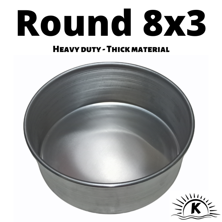 Round Baking Pan 8x3 EIGTHXTHREE Cake Pan Round Pan Lazada PH