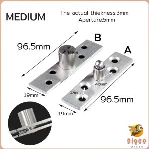 Digeo 360° Stainless Steel Door Pivot Hinge Swing Door Hinge Stainless Steel Hardware Accessories 1pc