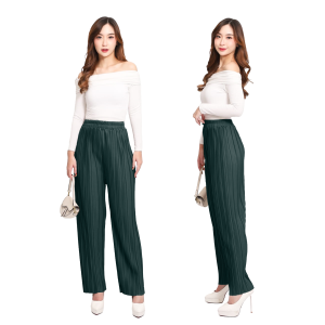 09 Celana Kulot LIdi Kham Wanita Dewasa Plisket Hyget Premium Karet
