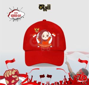 TOPI ANAK HUT KEMERDEKAAN RI Ready Stok
