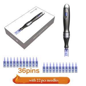 Wireless Dermapen X6 Dr Pen With 22Pcs 12/36/42Pins Nano Cartridges Derma Pen
