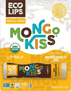 Son dưỡng môi hữu cơ USDA ORGANIC ECO LIPS MONGO KISS VANILLA HONEY dưỡng ẩm hiệu quả phục hồi môi khô nứt nẻ 7.1g Mỹ