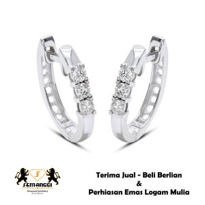 Anting Berlian Semanggi Wanita - SMG 957