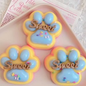 BEIBEI squishy toy taba squishy Soft Cat Paw Squeeze Toy Silicone Kneading Cat Paw Fidget Toy Novelty 3D Cat Paw Pinch Toy Children