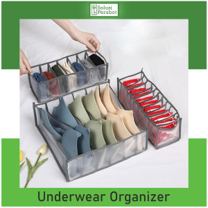 Storage Box Organizer / Tempat Penyimpanan Underwear / Celana Dalam Pakaian Kotak Bra Pouch