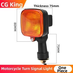 K10SEQ Cổ điển Đèn xi nhan màu hổ phách cho xe máy Nhựa 2 Kiểu Dáng Đèn báo hiệu Chất lượng cao Đèn nhấp nháy của xe máy Thích hợp cho xe máy Honda CG125/JH125L/CB250/CA250/XL125