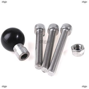 [COD] dfgje Motorcycle Handlebar Clamp Base 1 inch 25mm Ball with M8 Screws for Ram Mount