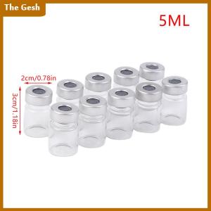 [The Gesh] 10 Pack 5 10 20ml Sealed Sample Vials Transparent Vials With Self Healing Injection Port