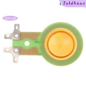 Joldhans 1 Pcs 25.5MM Tweeters Voice Round Speaker Treble Horn Copper Diaphragm