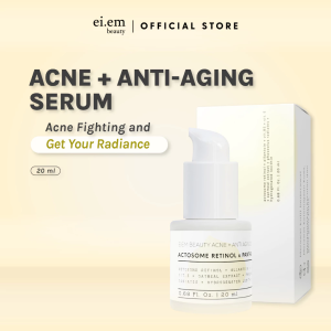 Eiem beauty Acne + Anti Aging Serum Actosome Retinol x Panthenol serum jerawat dan penuaan dini