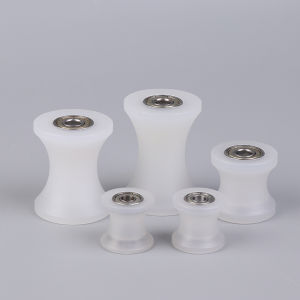 baoda 1ชิ้นไนลอนรางลูกปืน U-Groove รางล้อเลื่อนรองรับลูกกลิ้งประตูหน้าต่างบานเลื่อน