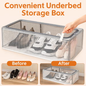 Shoe Box Folding Organizer Convenient Space Saving
