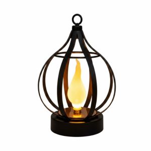 DGFDF Metal Solar Lamp Solar Powered Waterproof Flame Lamp Atmosphere Decorative Hanging Light Outdoor