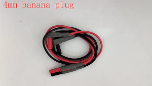 โพรบกล้วยแบบมีความยืดหยุ่นทำจาก PVC มีสองชั้นสายทดสอบมัลติมิเตอร์ขนาด4มม. พร้อมปลายเปลี่ยนได้สำหรับงานมืออาชีพ