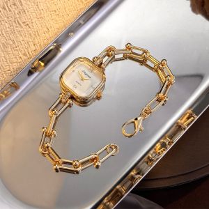 VIVIDI U-Shape Clasp Design Bracelet Watch Square Elegant Wristwatch Creative Gift Ladies Watch