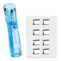 【In Stock】Push Clip Stapler Staple Remover Binder Push Clamp Tape Dispenser Paper Clips Office Supplies Set Desktop Stapler Office. 