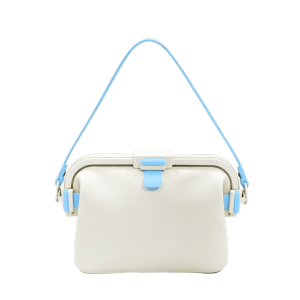 SABOAMM Water-Resistant Silicone Shoulder Bag Top Snap Clasp Translucent Frosted Waterproof Storage Pouch Portable Foldable Tote Wet Bag Beach Travel