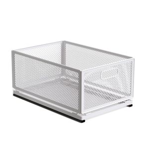 PELLETIZING Slide Drawer Foldable Sink Pull-out Rack Expandable Adjustable Dish Storage Rack Cookware Organizer Box Multi-size Retractable Storage Container Kitchen Accessories