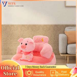 Baby Infant Seat Cover Cartoon Animal Pattern Non-slip Elastic Arm Chair for Boys and Girls