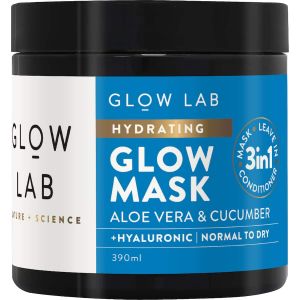 MẶT NẠ DƯỠNG TÓC ĐA NĂNG Glow Lab NHA ĐAM - ĐÀO - DƯA HẤU - DỪA Cao Cấp – Cấp Ẩm Sâu 390ml