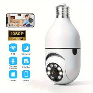 BUY 1 TAKE 1 CCTV Bulb Camera IP Smart Security Cameras CCTV Camera Wifi Connect Cellphone 360 Automatic Tracking PTZ With Audio And Speaker