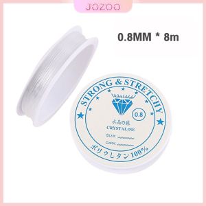 Jozoo Transparent Elastic Crystal Line Beading Cord String Wire Thread Elastic Clear Nylon