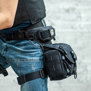 【ศูนย์ไทย】ภาคเจ็ดกุ้งกลางแจ้งมัลติกระเป๋ากันน้ำยุทธวิธีทหารกระเป๋าหนังคาดเอวชาย กระเป๋าเอว เข็มขัดเอวสะโพกแพ็ค1000D Outdoor Tactical Waist bag ผ้าเดินป่าตั้งแคมป์กลางแจ้งกีฬา