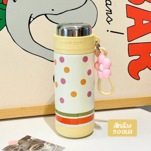 B.LIVEM 【50%off】จัดส่งจากท้องถิ่น แก้วเยติ 316 แก้วสแตนเลส พกพาสะดวก ถ้วยน้ำสไตล์การ์ตูนน่ารักๆ 500ml ขวดน้ำเก็บร้อน-เย็น