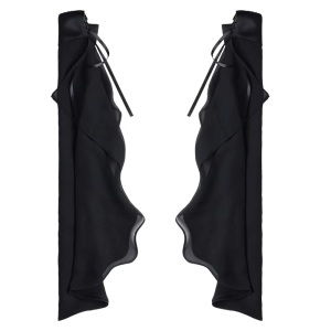 2pack Stylish Chiffons Bridal Gloves Long Oversleeves Fashionable Sleeves for Weddings Photoshoots