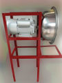 HEAVY DUTY 1.5HP COCONUT GRATER WITH STAND STAINLESS BLADE AND BASIN RED COLOR. 