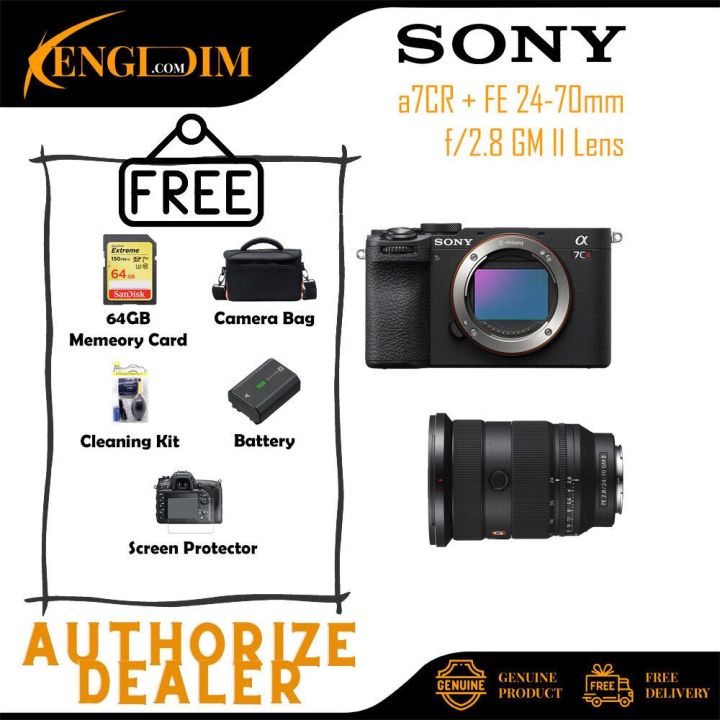 Sony a7CR Mirrorless Camera (Sony Malaysia Warranty) Lazada
