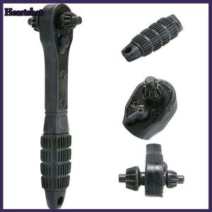 [Heartsbat] 2 in 1 Drill Chuck Ratchet Spanner Two-way Quick Ratchet Two-ended