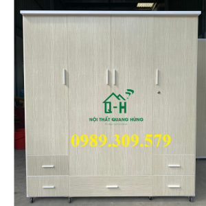TỦ NHỰA ĐÀI LOAN 4 CÁNH GIÁ RẺ TẠI XƯỞNG GIAO NHANH HCM
