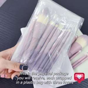 Super my NEW 10pcs makeup brush various cutting-edge brushes nylon hair artist brushes Xylon wooden handle