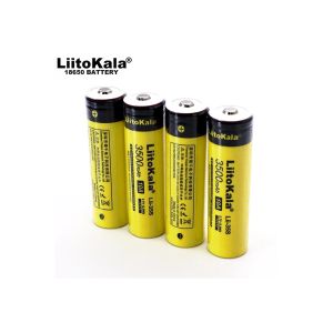 / LiitoKala Lii-35S 18650 Battery 3500mAh 10A – 3.7V Rechargeable Li-ion High Drain Battery for Flashlights