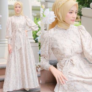 Hermey Dress Raya Mewah Warna Soft Pastel Dress Lebaran Soft Exclusive