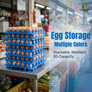 Egg Tray Plastic Egg Storage Box 30Pcs Thicken Tray Telur Bekas telur plastik Chicken Farm AA A+ Delivery Use